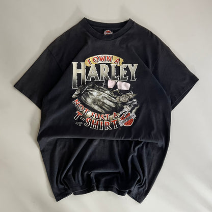 XL 1991 Harley Davidson I Own a Harley 3D Emblem T-shirt