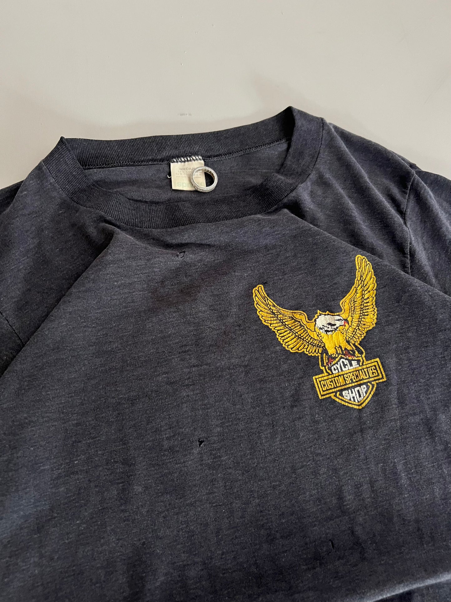 Medium 1980s Thrashed Harley Davidson South Carolina T-shirt