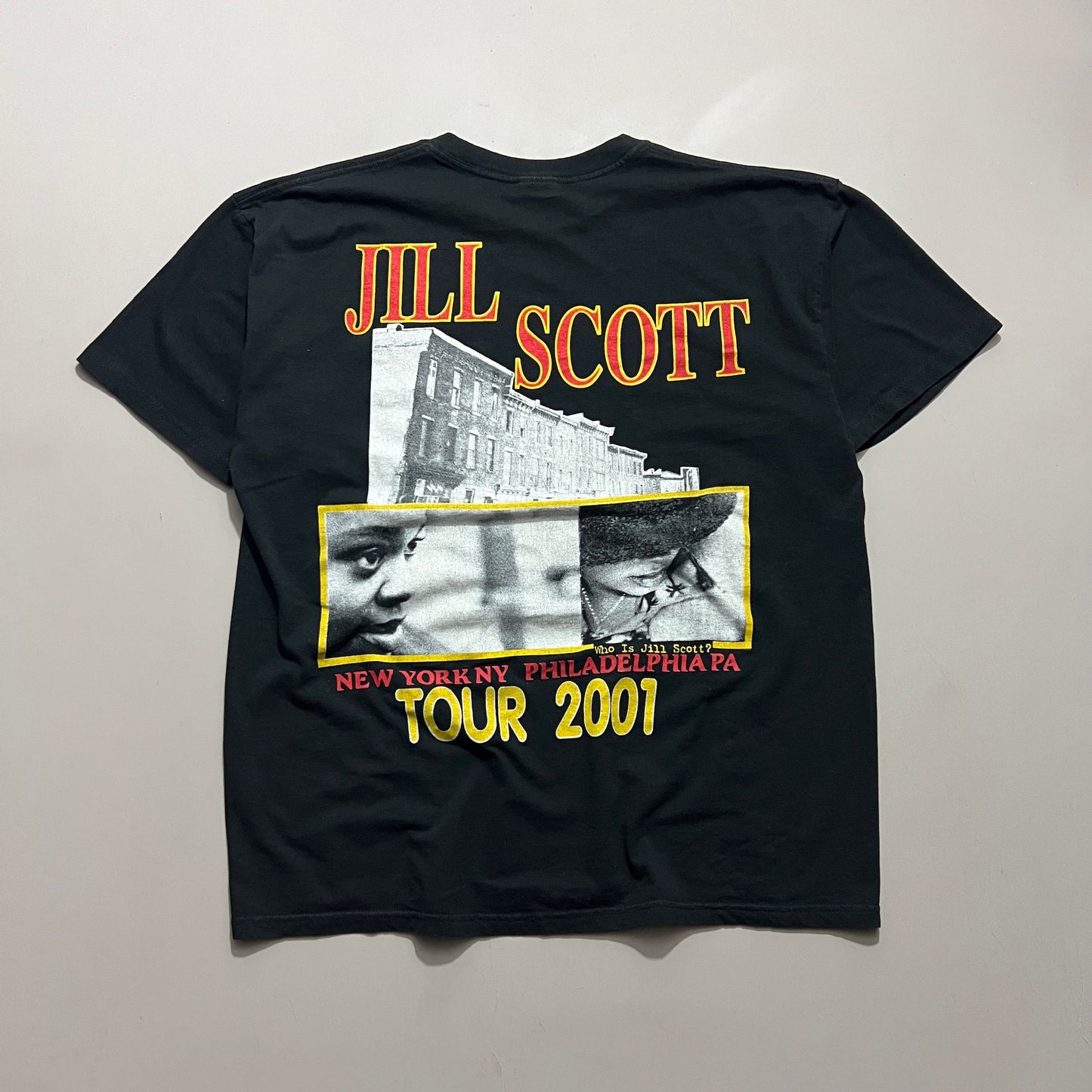 XL 2001 Jill Scott Who is Jill Scott? Tour T-shirt