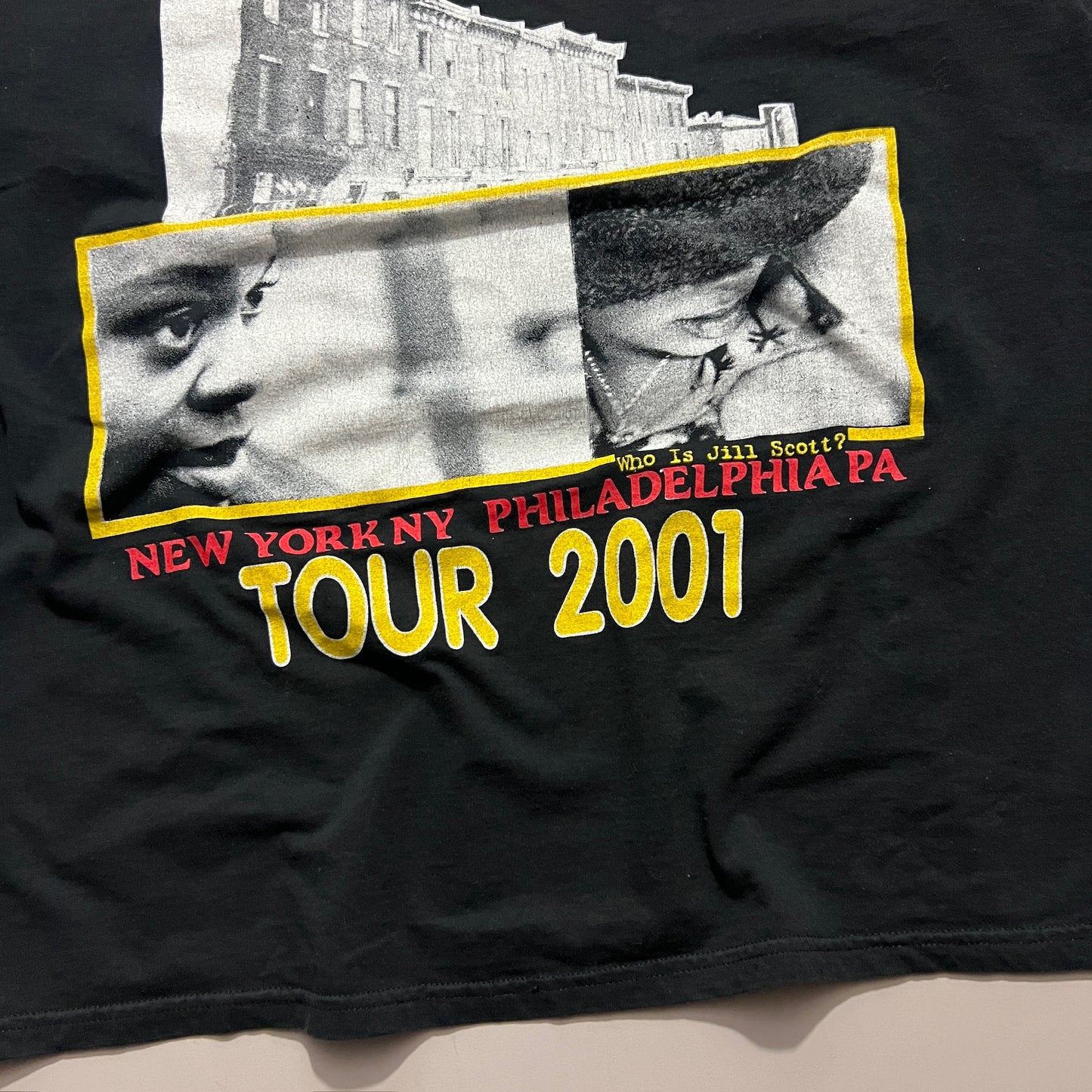 XL 2001 Jill Scott Who is Jill Scott? Tour T-shirt
