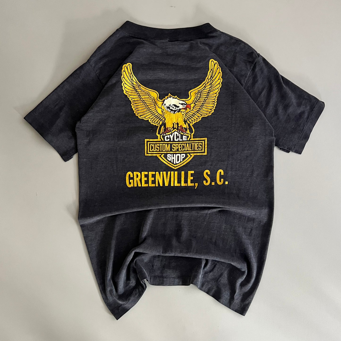 Medium 1980s Thrashed Harley Davidson South Carolina T-shirt