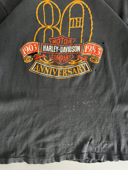 Medium 1983 Thrashed Harley Davidson South Carolina T-shirt