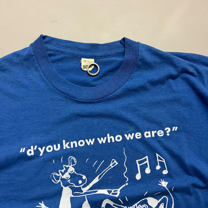 XXL 1989 Cow Records "D'you Know Who We Are?" Inspiral Carpets T-shirt