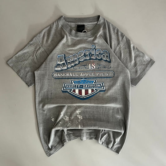 Medium 1980s Harley Davidson Texas 3D Emblem T-shirt