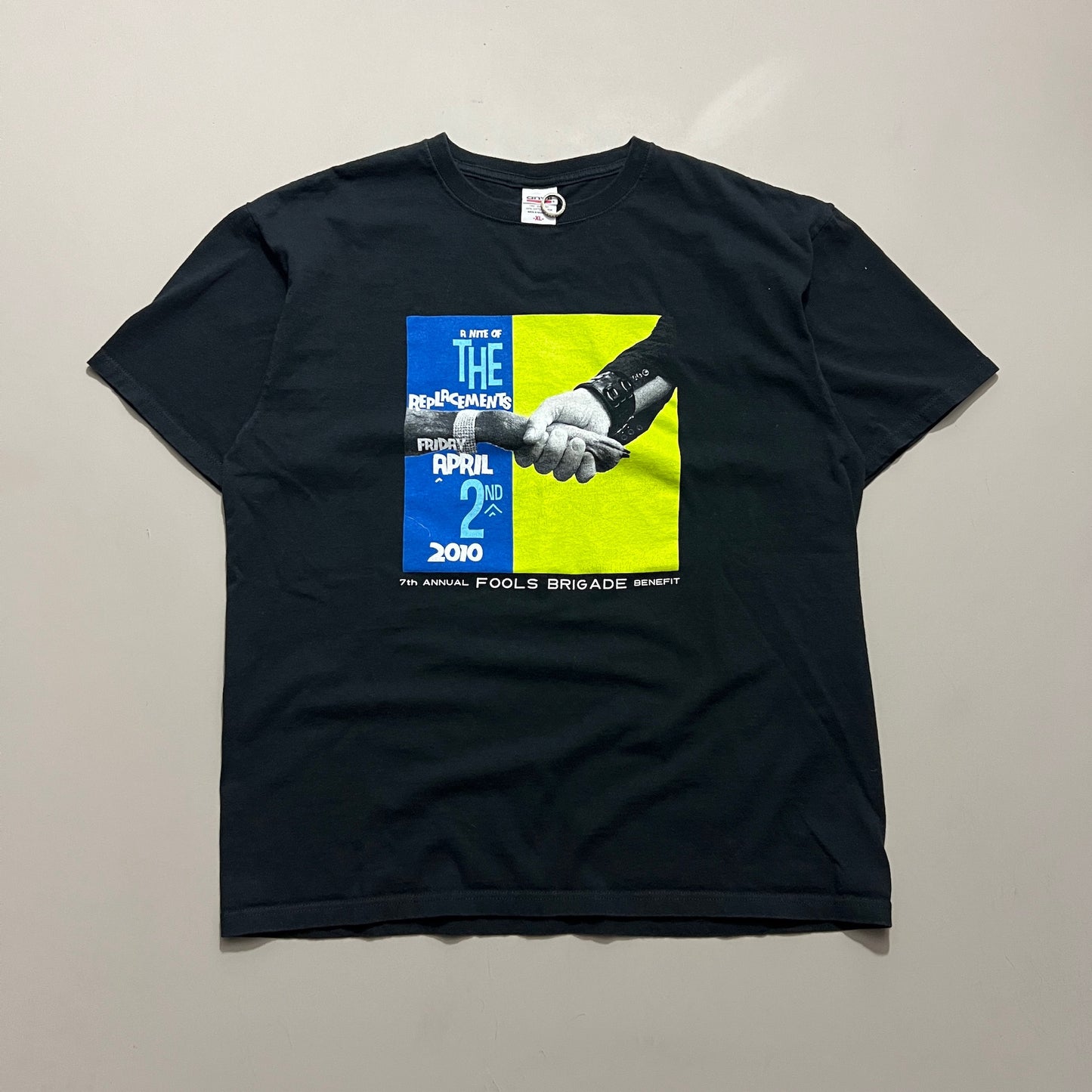 XL 2010 The Replacements + Big Star Benefit T-shirt