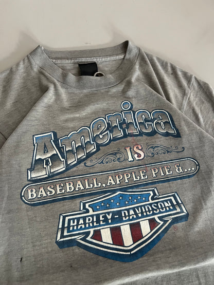Medium 1980s Harley Davidson Texas 3D Emblem T-shirt