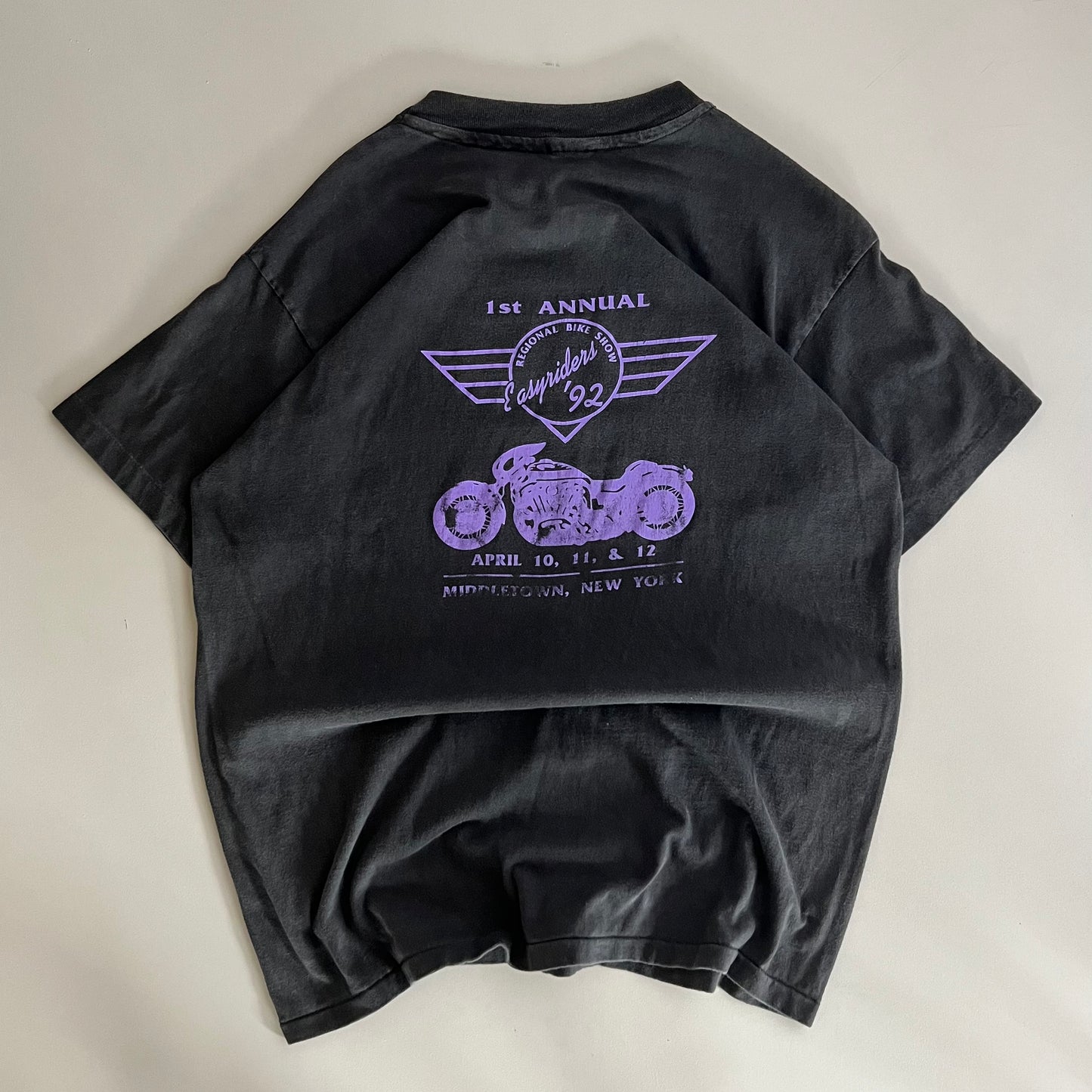 Small 1992 Easy Riders 20th Anniversary T-shirt