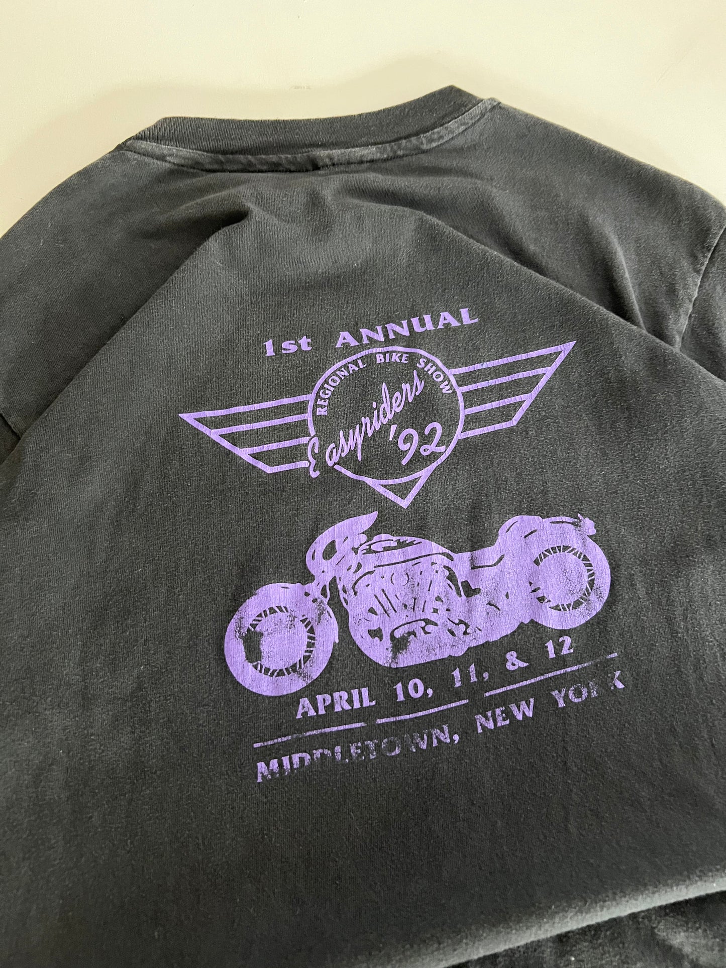 Small 1992 Easy Riders 20th Anniversary T-shirt