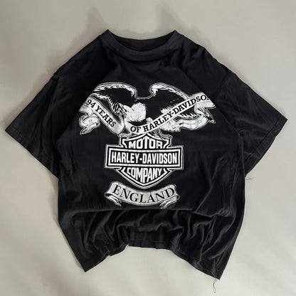 Small 80s Harley-Davidson England Bootleg T-shirt