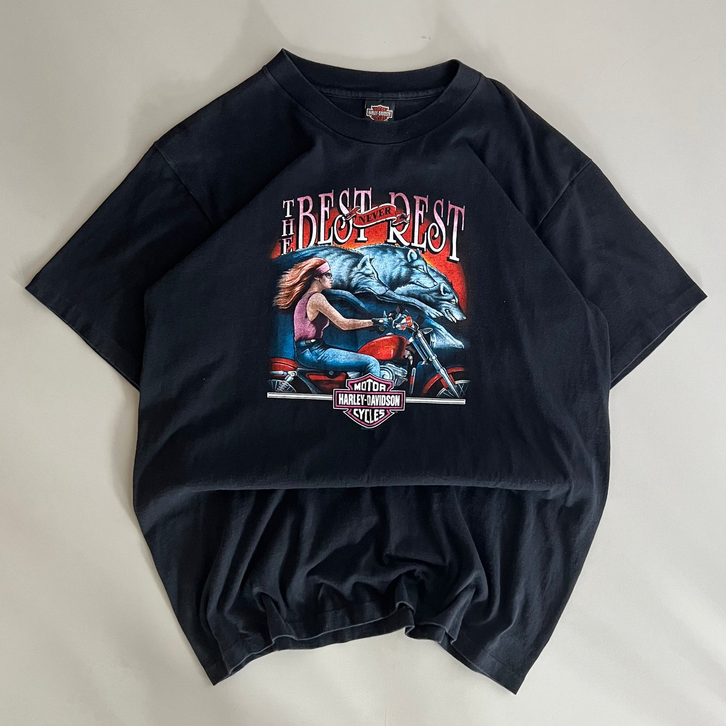 Large 1996 Harley Davidson New York T-shirt