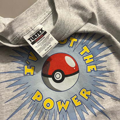 Youth XL 1999 Pokemon I've Got The Power T-shirt