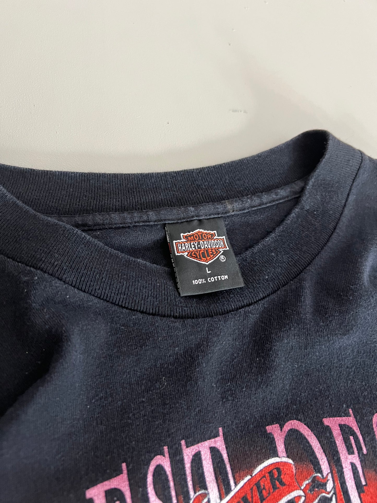 Large 1996 Harley Davidson New York T-shirt