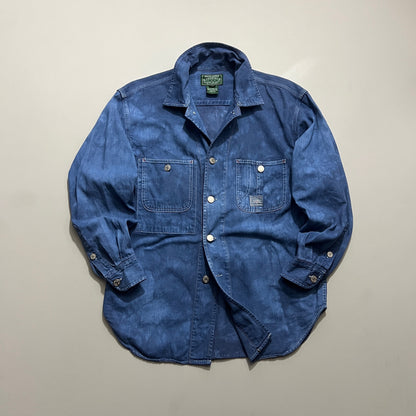 Medium 90s Ralph Lauren Country Over Dye Denim Top