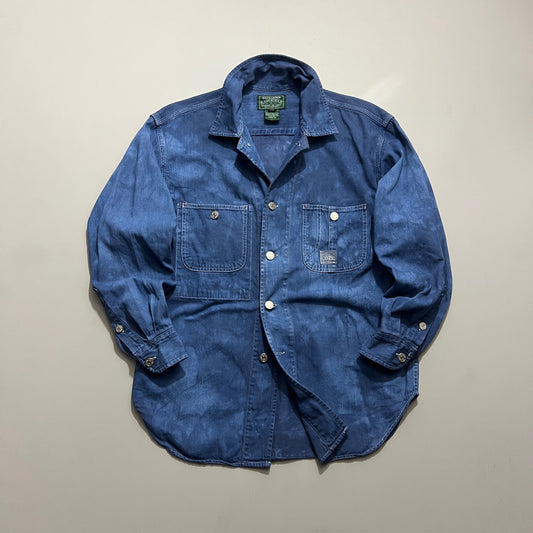 Medium 90s Ralph Lauren Country Over Dye Denim Top