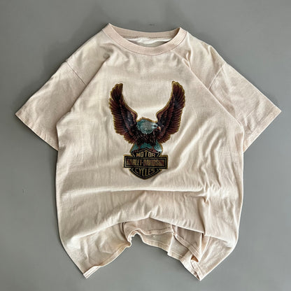 Small 80s Harley-Davidson Boot T-shirt