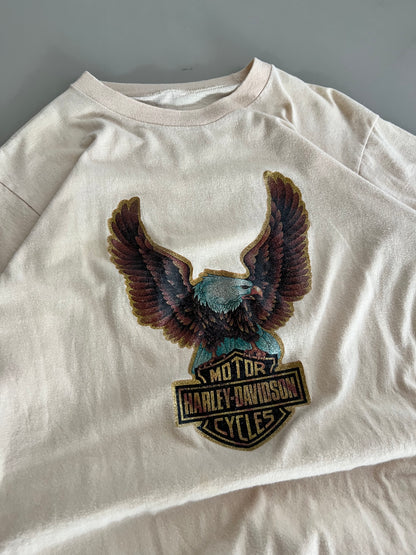 Small 80s Harley-Davidson Boot T-shirt