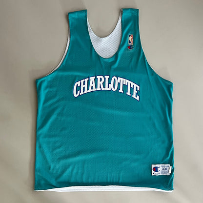 XXL 90s Charlotte Hornets Champion Practice Jersey