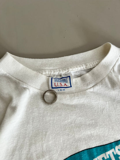 Large 90s Charlotte Observer Hornets T-shirt