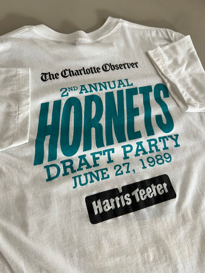 XL 1989 Charlotte Hornets SuperFan T-shirt