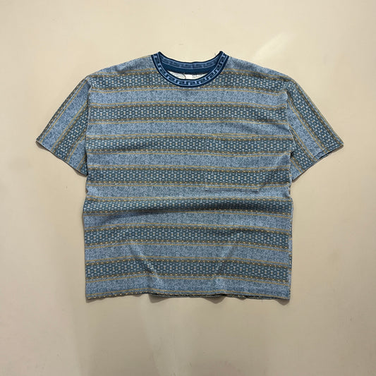 Large 1990s Surf Pattern Pocket T-shirt