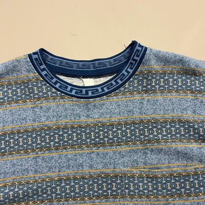 Large 1990s Surf Pattern Pocket T-shirt