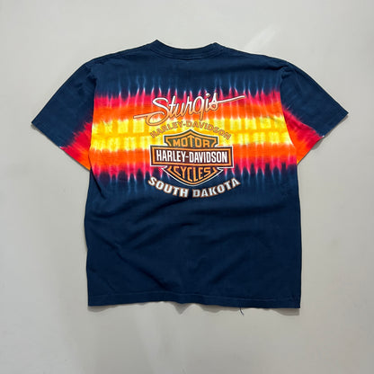 Large 2004 Harley Davidson Sturgis South Dakota Tie Dye T-shirt
