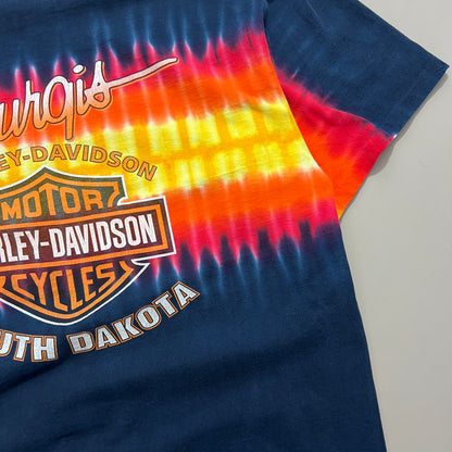 Large 2004 Harley Davidson Sturgis South Dakota Tie Dye T-shirt