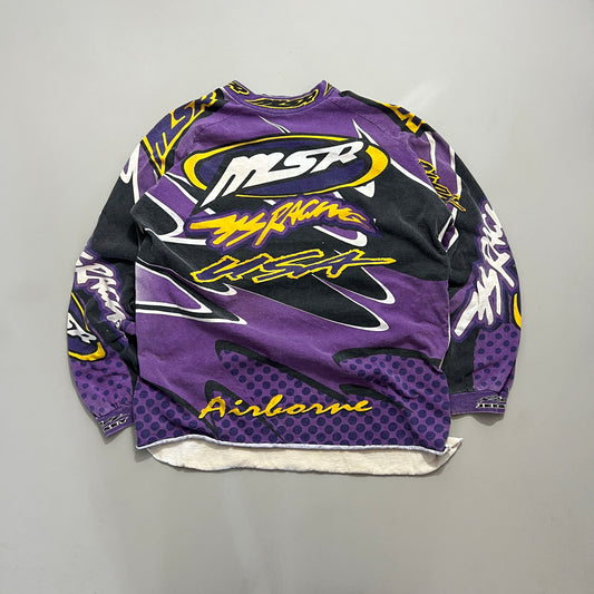 Large 1990s Distressed MSR Racing Supercross Jersey