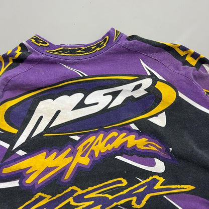 Large 1990s Distressed MSR Racing Supercross Jersey