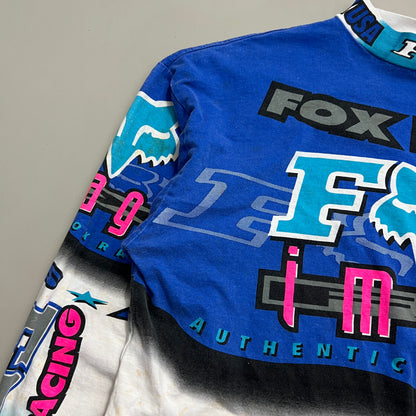 XL 1990s Distressed Fox Image Racewear Supercross Jersey