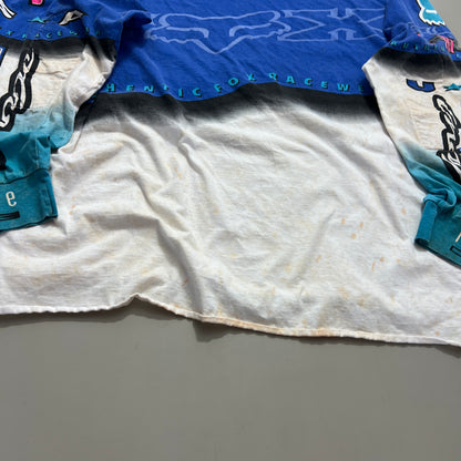 XL 1990s Distressed Fox Image Racewear Supercross Jersey