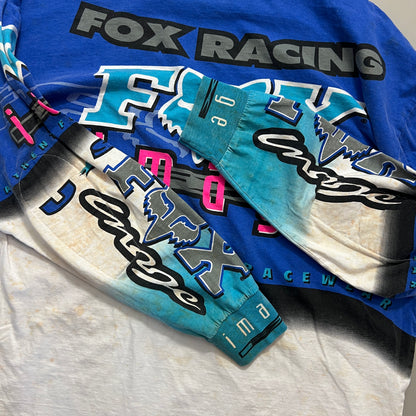 XL 1990s Distressed Fox Image Racewear Supercross Jersey