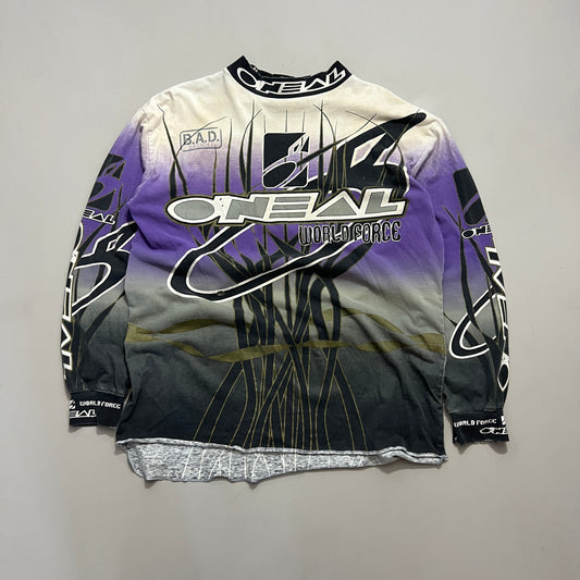 Large 1990s Distressed O'Neal World Force Supercross Jersey
