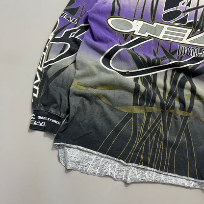Large 1990s Distressed O'Neal World Force Supercross Jersey