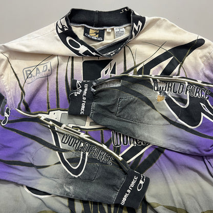 Large 1990s Distressed O'Neal World Force Supercross Jersey