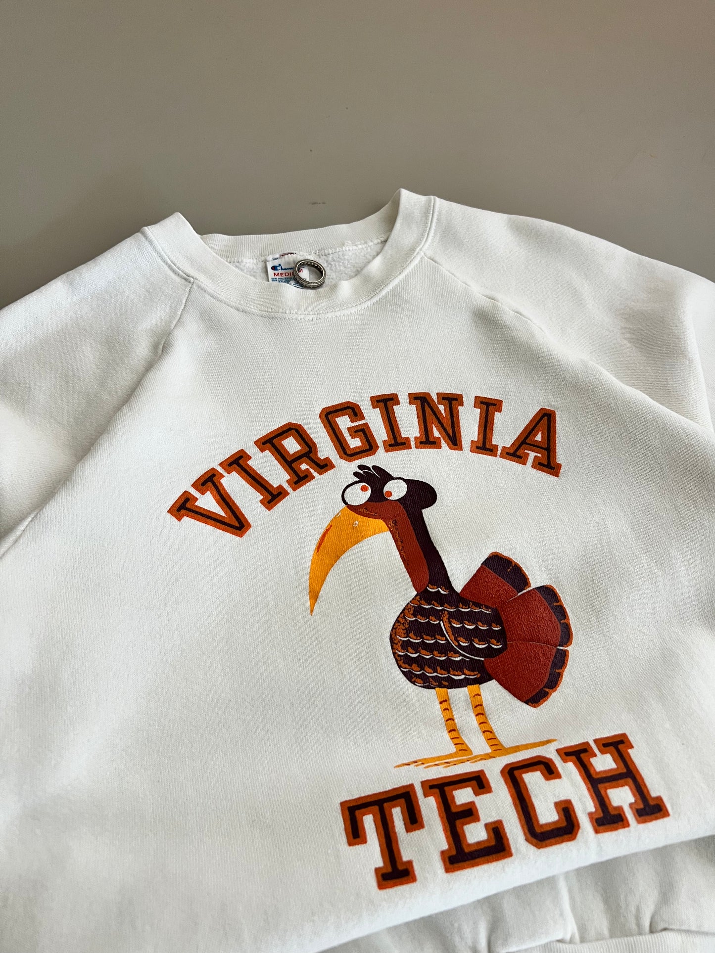 Medium 90s Virginia Tech Turkey Sweatshirt