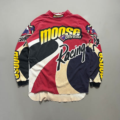 Medium 1990s Distressed Moose Outdoors Supercross Jersey