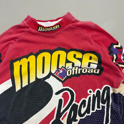 Medium 1990s Distressed Moose Outdoors Supercross Jersey