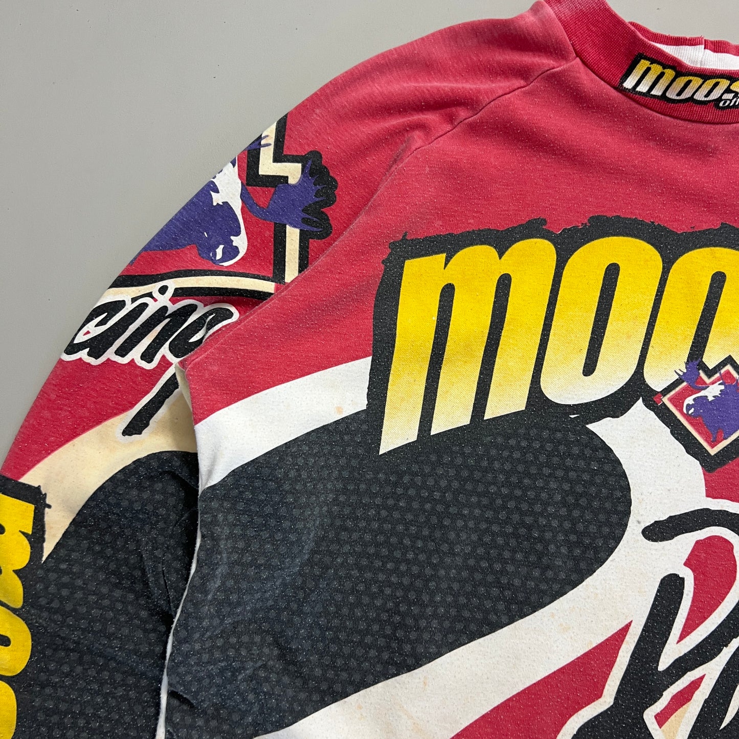 Medium 1990s Distressed Moose Outdoors Supercross Jersey