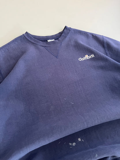 XL 2000s Navy Carhartt Sweatshirt