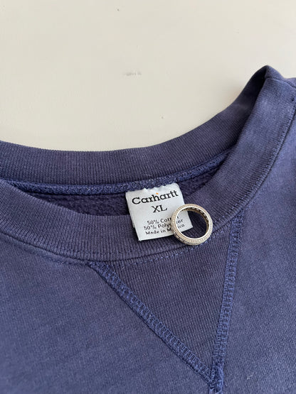 XL 2000s Navy Carhartt Sweatshirt