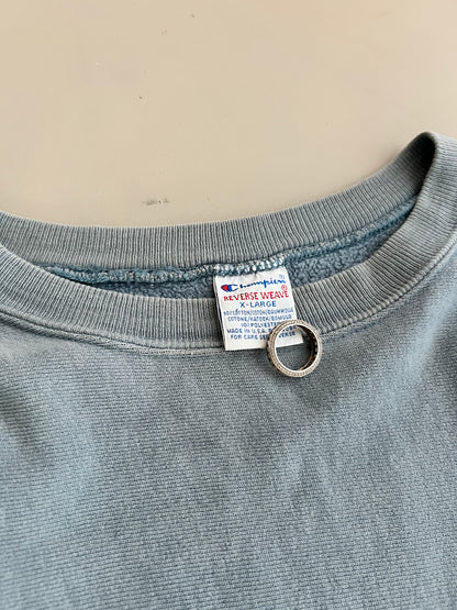 XL 90s Blue Champion Reverse Weave Sweatshirt