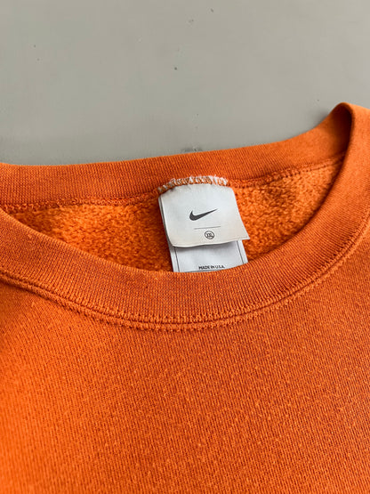 XXL 2000s Orange Nike Embroidered Sweatshirt