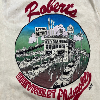Large 1980s Roberts Chevy Oldsmobile T-shirt