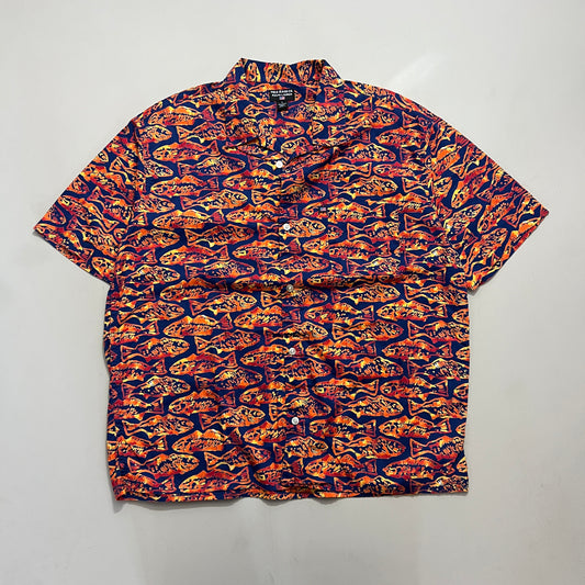 Large Polo Jeans Co Fish Button Shirt