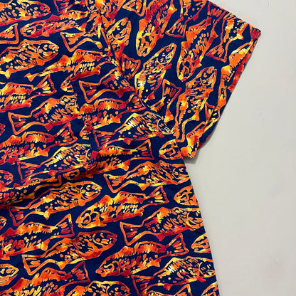 Large Polo Jeans Co Fish Button Shirt