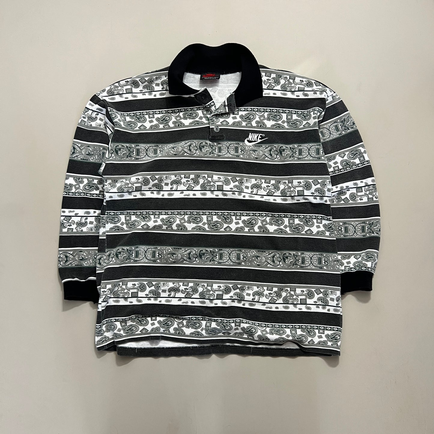 Large 1990s Nike Bootleg Longsleeve Collared Shirt