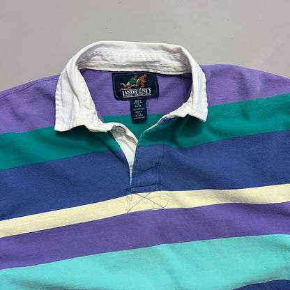Small 1990s Lands' End Pastel Rugby