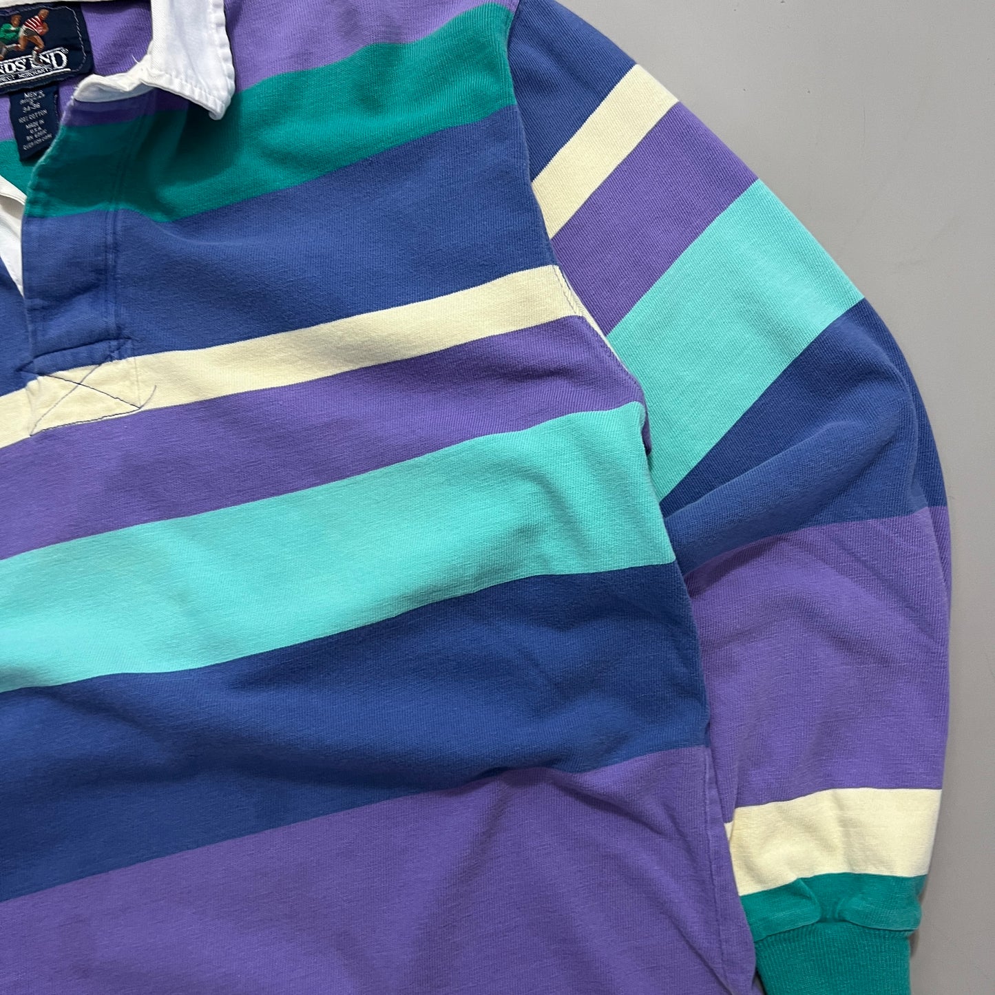 Small 1990s Lands' End Pastel Rugby