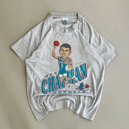 Large Charlotte Hornets Rex Chapman Salem T-shirt